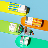Emballage pharmaceutique, conteneur antidérapant facile à saisir, 30 ml, 60 ml, 90 ml, 120 ml, pot carré en verre de 3,5 oz pour le stockage des aliments, pot de conservation