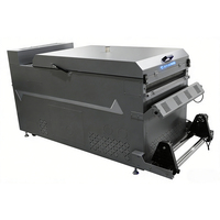 ATUE Nouvelle Imprimante DTF numérique à 2 têtes F1080 pour encre pigmentée, 60 cm, pour film PET, machine d'impression offset de T-shirts avec secoueur de poudre