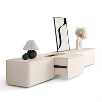 Klassisches Design Minimalistischer Moderner Anpassbarer TV-Schrank mit Aufbewahrungsschublade Einfaches TV-Ständer-Design