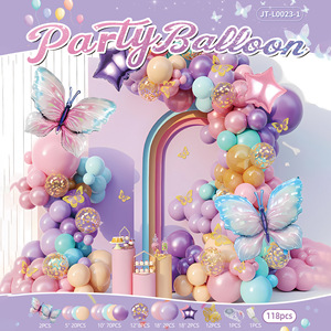 Globos Inflables de Látex Duraderos con Temática de Mariposas de Alta Calidad, Set de Decoraciones para Fiestas - Product Image 5