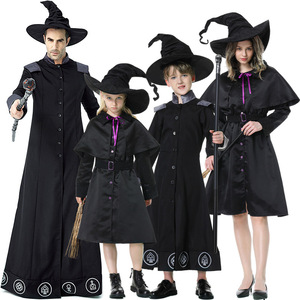 <span class=keywords><strong>Costume</strong></span> da Mago, <span class=keywords><strong>Stregone</strong></span> o Maghi per Adulti, Travestimento da Cosplay per Uomo, per <span class=keywords><strong>Halloween</strong></span>, Purim e Feste in Maschera, Nero - Product Image 2