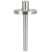 Thermowell Mesin CNC untuk Sensor Suhu Baja Tahan Karat 316 Sambungan Ulir NPT Tahan Tekanan Tinggi Broaching