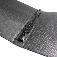Porte-menu en cuir haut de gamme pour crocodile, transfrontalier