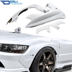 Kit de Carrocería con Guardabarros Delanteros Anchos Ventilados Estilo HURTLING de FRP VRS para Mitsubishi Lancer Evolution Evo 7 8 9 CT9A 2001-2007 - Product Image 1