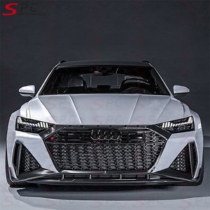 Kit aérodynamique en fibre de carbone sèche SPC <span class=keywords><strong>RS6</strong></span> EM pour <span class=keywords><strong>Audi</strong></span> <span class=keywords><strong>RS6</strong></span>, kit de carrosserie en fibre de carbone préimprégnée pour <span class=keywords><strong>Audi</strong></span> <span class=keywords><strong>RS6</strong></span> 2019-2024, kit de spoiler de vent, pièces de voiture - Product Image 2