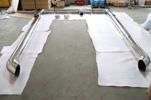 डीजल ट्रक पाइप के लिए अच्छी गुणवत्ता वाले अंतरराष्ट्रीय ट्रक एग्जॉस्ट कर्व्ड स्टैक क्रोम स्टेनलेस स्टील एग्जॉस्ट स्टैक किट - Product Image 4