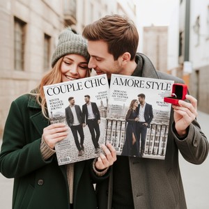 Regalos Personalizados para Parejas, Libro <span class=keywords><strong>de</strong></span> Historias <span class=keywords><strong>de</strong></span> <span class=keywords><strong>Amor</strong></span>, Álbum <span class=keywords><strong>de</strong></span> Fotos del Viaje del <span class=keywords><strong>Amor</strong></span>, Revista para Parejas, Catálogo, Folleto - Product Image 1