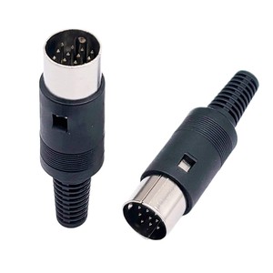 Conector de Panel DIN Grande de 13 Pines Macho Tipo S para Audio y Video - Product Image 3