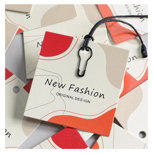 Etiquetas colgantes de ropa de lujo personalizadas, etiquetas de ropa con logotipo personalizado, etiquetas colgantes de papel con cuerda para ropa, logotipo propio - Product Image 3