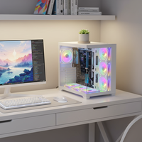 Boîtier de PC miniature en aluminium personnalisé Pcooling, boîtier de PC de jeu, ordinateur de bureau personnalisé, jeu ATX