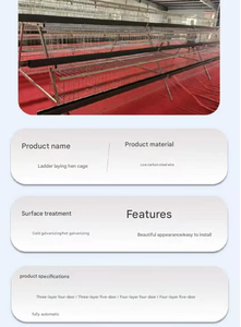 Offre Spéciale : Cage à Poulets Galvanisée à 3/4 Niveaux, Poulailler Commercial Automatique Multifonctionnel pour Élevage de Poulets - Product Image 6
