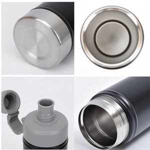 SilverJet Stainless Steel Water Bottle 500ml 750ml Vacuum Insulated Keep Warm Cold Portable Outdoor Sports <b>Flask</b> - Product Image 5