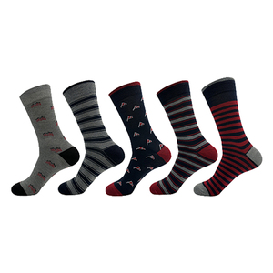 Premium all'ingrosso motivo bandiera a strisce a strisce traspirante con motivo a equipaggio colorato stile Casual per gli uomini - Product Image 3