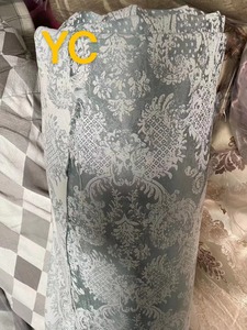 <span class=keywords><strong>Tissu</strong></span> pour rideaux à fleurs en Polyester européen, doublure Jacquard, haute qualité, liquidation - Product Image 5