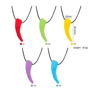 Juguetes de Silicona para Bebés, Collar Mordedor Sensorial con Colgante de Animal, Juguete Masticable Suave, No Tóxico, Certificado LFGB, Venta al Por Mayor - Product Image 2