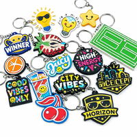 Llavero de goma PVC suave personalizado, llavero de silicona PVC para promoción