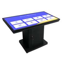 Mesa de pantalla táctil de bisel estrecho de 65 pulgadas 4K impermeable para restaurantes