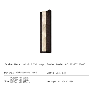 Modern <b>Wall</b> Lamp Bedroom Living Room Corridor Hotel Minimalist Luxury Alabaster Wood LED High Quality Art <b>Sconce</b> - Product Image 2