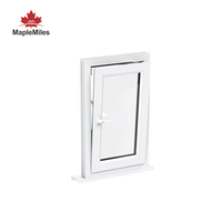 Fenêtres en PVC Maplemiles 40x40 Fenêtres en PVC à double vitrage Fenêtres à battants en PVC pour la maison