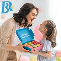Boîte à macarons personnalisée, emballage de gâteaux, boîtes à biscuits personnalisées avec séparateurs, boîte à desserts avec insert pour sauce pour gâteau au chocolat, cadeau