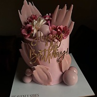Kit de décoration de gâteau d'anniversaire style Ins avec décorations lettrées et décorations latérales en acrylique, et topper de gâteau en acrylique