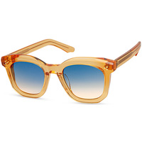 Grandes lunettes de soleil écaille de tortue en acétate pour homme et femme avec logo imprimé personnalisé de luxe