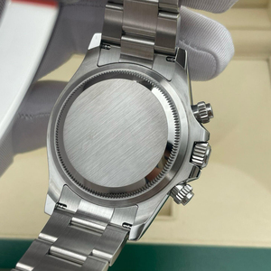 Montre chronographe de luxe style acier noir cadran de course mouvement automatique 40mm montre homme - Product Image 6