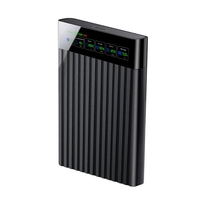 Nuevo diseño USB C carcasa de disco duro para 2,5 "SATA SSD HDD con pantalla LCD inteligente