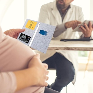 Alemán Mutterpass Filz fieltro madre niño pasaporte cubierta maternidad registro cubierta protectora para imágenes de ultrasonido y tarjeta de salud - Product Image 5