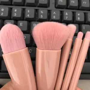 Estuche para espejo Espejo portátil de viaje Cepillo para polvos sueltos Rubor Sombra de ojos Cepillo Juego de pinceles de maquillaje - Product Image 5