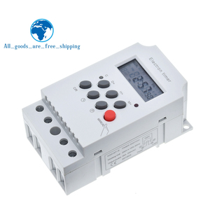 Temporizador electrónico de CA, 220V, 25A, carril Din, interruptor de temporizador electrónico programable <span class=keywords><strong>Digital</strong></span>, Control de equipo eléctrico, encendido/apagado, para el hogar - Product Image 3