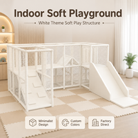 Aire de jeux intérieure pour enfants, château gonflable, maison de jeu portable, kit de zone de jeux à deux niveaux pour enfants, équipement de jeu avec ensemble personnalisé