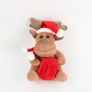 De moda promocional bordado por encargo de la Navidad de peluche de juguete - Product Image 3