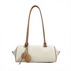 Fashionable Vintage Lady Style Large Capacity Genuine Cowhide <b>Leather</b> Candy Pattern Shoulder Purse Hobo Tote Handbag Women's - Product Image 2