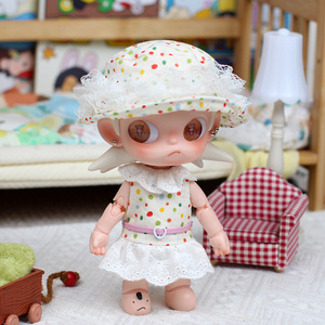 Gazi Jie 20cm Doll Dress Lace A-Line Sleeveless <b>Princess</b> Outfit For 1/8 Scale Posable Dolls Girls Fashion <b>Clothes</b> - Product Image 3