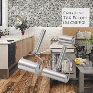 Stainless Steel Silver Eco-friendly Non-stick Customizable OEM Brand <b>Rolling</b> <b>Pin</b> Dough Pastry Roller Baking Tools Kitchen - Product Image 4