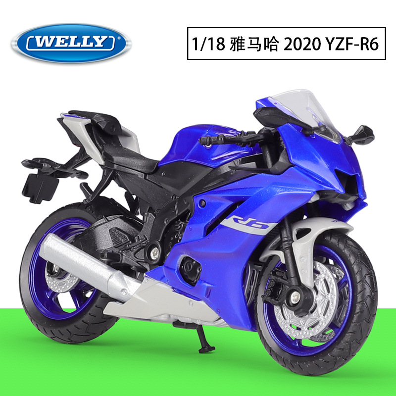 WELLY バイク『YAMAHA』『BMW』『HONDA』1:18 6個セット