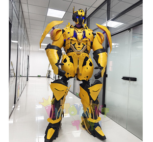 Traje de Robot Animatrónico para Adultos Estilo Zanquero con Luces LED y Casco de Cara Intercambiable para Cosplay y Espectáculos - Product Image 6