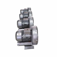 Souffleur industriel haute pression en alliage d'aluminium, souffleur à vortex pour poissons, pompe d'aération d'air, turbo souffleur à canal latéral, anneau pour poissons OEM 8 Kpa~50
