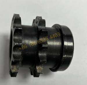 Customizzato saldato GI acciaio dolce acciaio al carbonio metallo trasportatore rullo fine 50 T 14 doppia fila catena dentata con cuscinetto - Product Image 4