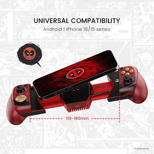 Manette de jeu mobile GameSir X3 Pro <span class=keywords><strong>Deadpool</strong></span> Edition à effet Hall pour iPhone et Android avec refroidisseur intégré - Product Image 4