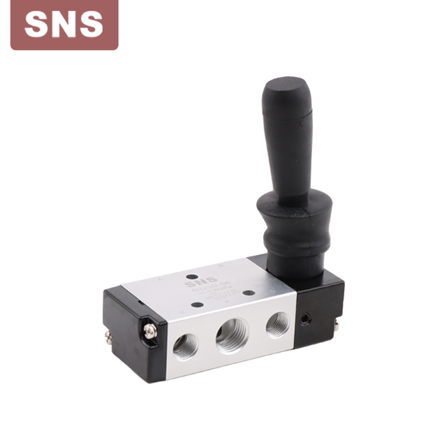 SNS 4H Series 5/2 Pneumatic Hand Pull Valve Manual  Control with Lever Pneumatic Parts