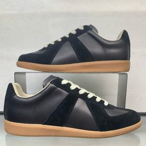 Chaussures de sport décontractées unisexes en cuir véritable de haute qualité, de marque, confortables et tendance pour la marche - Product Image 5