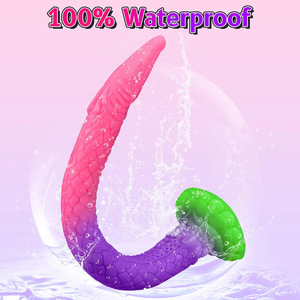 Сверхдлинный Силиконовый анальный пласт, светящийся летающий дракон, Анальный хлыст, толстый красочный задний пенис, дракон, хлыст, анальная игрушка, безопасная - Product Image 6