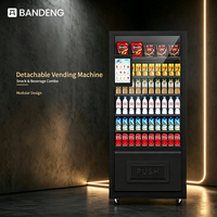 BANDENG 6610SS 10T - Gabinete Expendedor con Resorte Helicoidal que Combina Almacenamiento de 360 a 780 Artículos con Exhibición Refrigerada de Productos