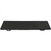 Tapis d'exercice pliable à trois volets épais pour usage domestique avec poignées de transport, matériau vinyle, garantie 1 an, marque WINXIANG