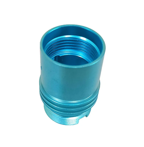 Carcasa cilíndrica roscada de aluminio anodizado cian, mecanizada por CNC a medida, carcasa tubular de primera calidad para bicicleta eléctrica mecánica - Product Image 6