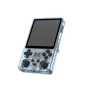 Pocket Mini Powkiddy RGB20SX Máquina de jogo portátil com tela IPS de 4 polegadas, suporte para jogos online de 64 bits, WiFi e BT