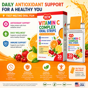 Tiras Orales de Vitamina C Compleja OEM de Disolución Rápida con Zinc para Apoyo Antioxidante, Sin Azúcar B2B - Product Image 5