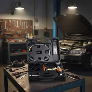 Kit de remplissage sous vide pour radiateur portable, outil de purge du système de refroidissement avec manomètre, universel pour voitures, fourgonnettes, SUV et camions - Product Image 2